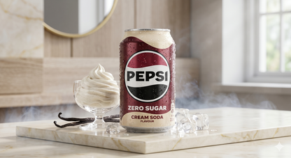Pepsi Cream Soda Zero Sugar 330ml - Nosh Products