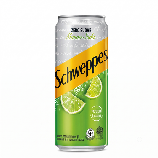 Schweppes Manao Soda Zero Sugar 320ml Imported From UK - Nosh Products