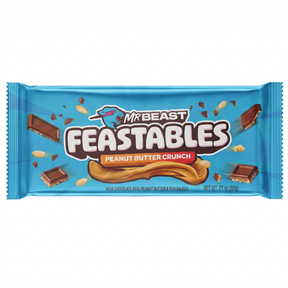 Feastables Peanut Butter Chocolate 60gm Imported From USA - Nosh Products