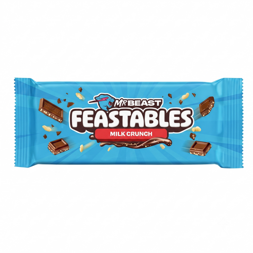 Feastables Milk Crunch Chocolate 60gm Imported From USA