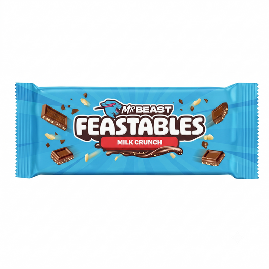Feastables Milk Crunch Chocolate 60gm Imported From USA - Nosh Products