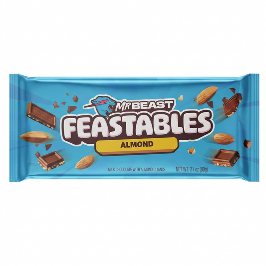 Feastables Almond Chocolate 60gm Imported From USA - Nosh Products