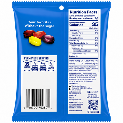 Jolly Rancher Sugar Free 104gm  Imported From USA - Nosh Products