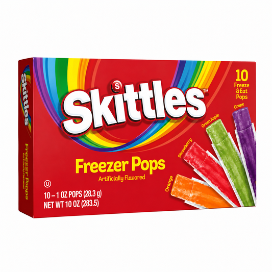 Skittles Freezer Pops (10 Pieces) Imported From USA - Nosh Products