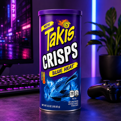 Takis Crisps Blue Heat 155gm Imported From Mexico - Nosh Products