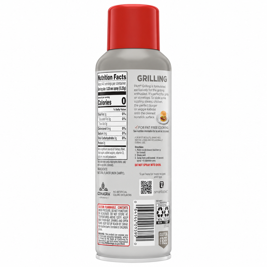 Pam Spray Grilling 141gm Imported From UK