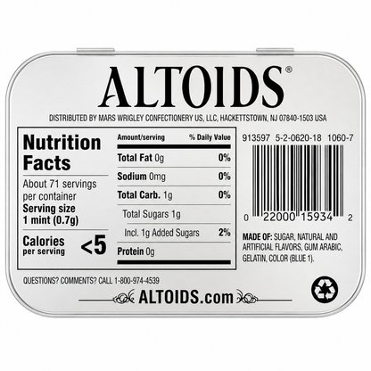 Altoid Wintergreen 50gm Imported From UK - Nosh Products
