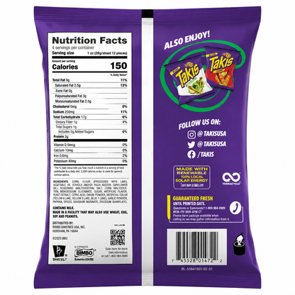Takis Crunchy Fajita 113gm Imported From Mexico - Nosh Products