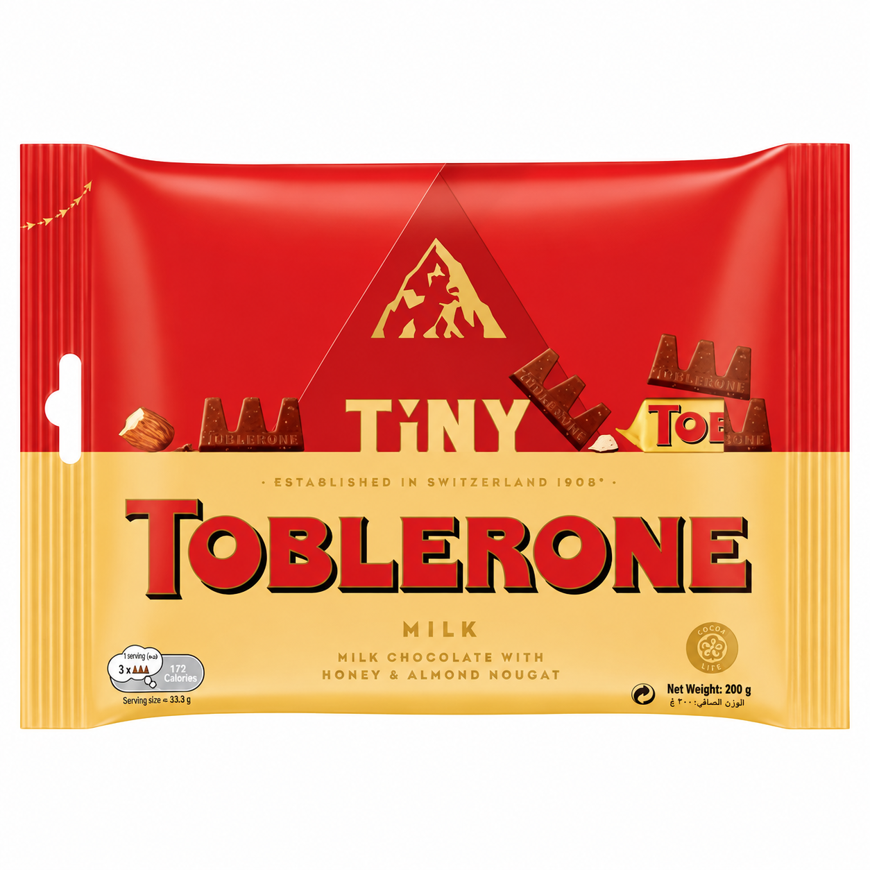 Toblerone Tiny Milk Chocolate 168gm Imported From Switzerland