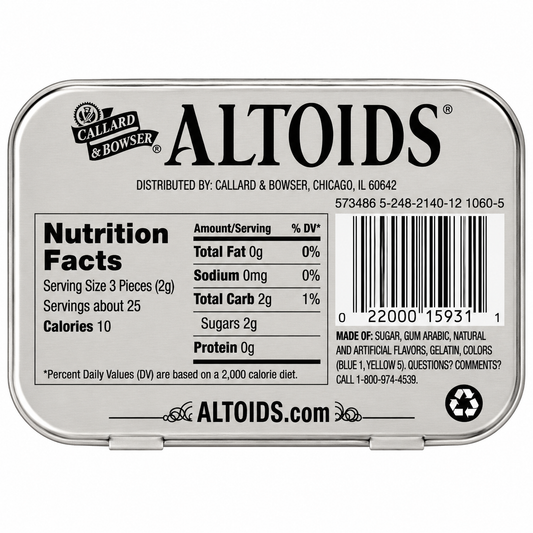 Altoid Spearmint 50gm Imported From UK - Nosh Products