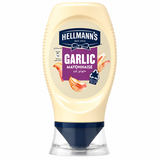 Hellmann's Garlic Mayonnaise 250ml Imported From UK