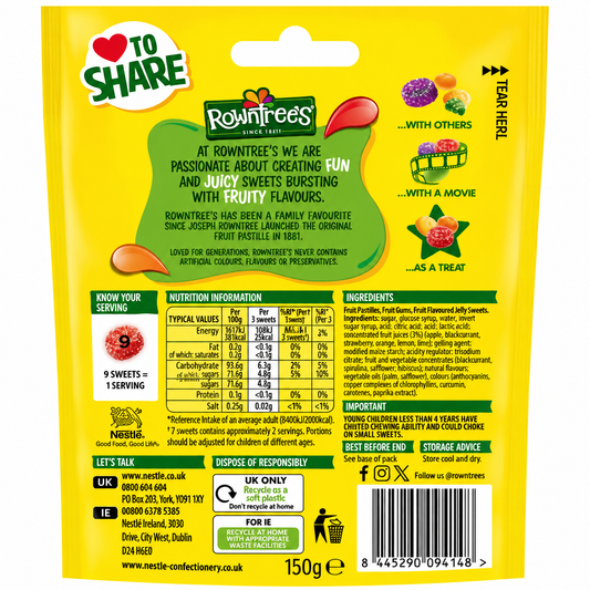 Rowntrees Pick N Mix Candy 120gm Imported From UK