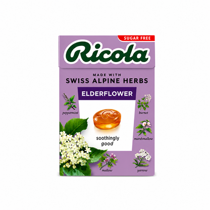 Ricola Elderflower Mints 45gm Imported From UK - Nosh Products