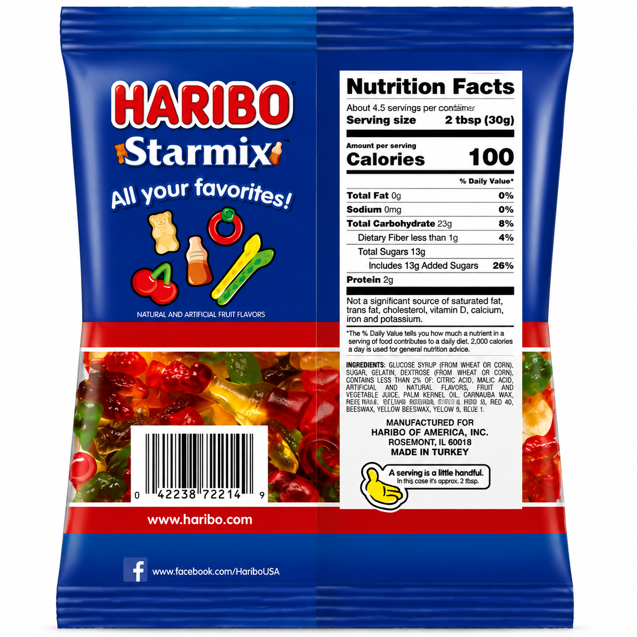 Haribo Starmix Candy 160gm Imported From USA/UK - Nosh Products