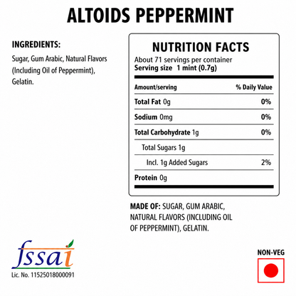 Altoid Peppermint 50gm Imported From UK - Nosh Products