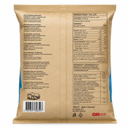 Kettle Cooked Chips Sea Salt 150gm Imported From Denmark