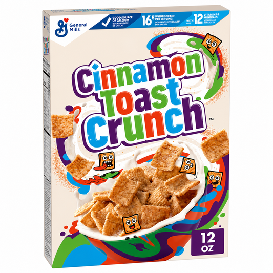 General Mills Cinnamon Toast Crunch Cereal 340gm Imported From USA - Nosh Products