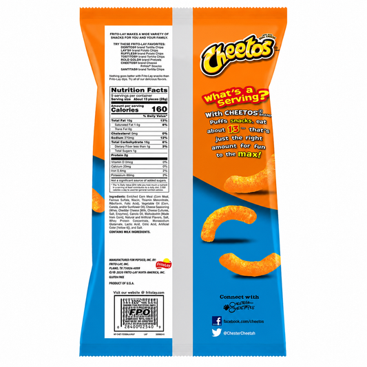 Cheetos Puffs 255gm Imported From USA - Nosh Products