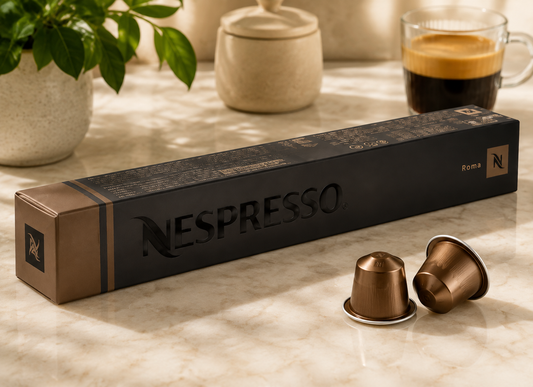 Nespresso Pods Sleeve Roma (10 Pods)  Imported From Switzerland