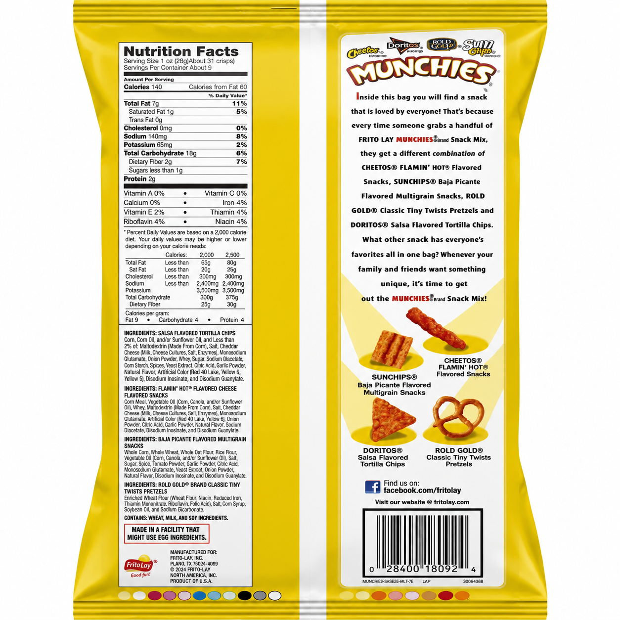Munchies Flaming Hot 262gm Imported From USA