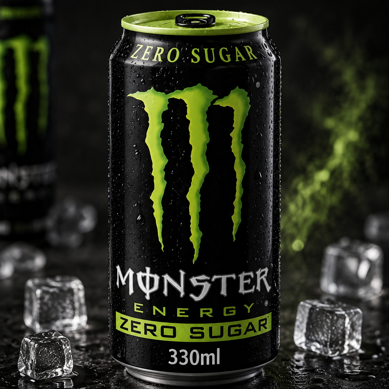 Monster Energy Drink Black Zero Sugar 500ml (Pack Of 4) Imported From UK