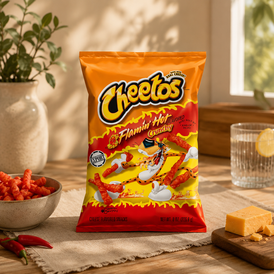 Cheetos Flaming Hot 226gm Imported From USA - Nosh Products
