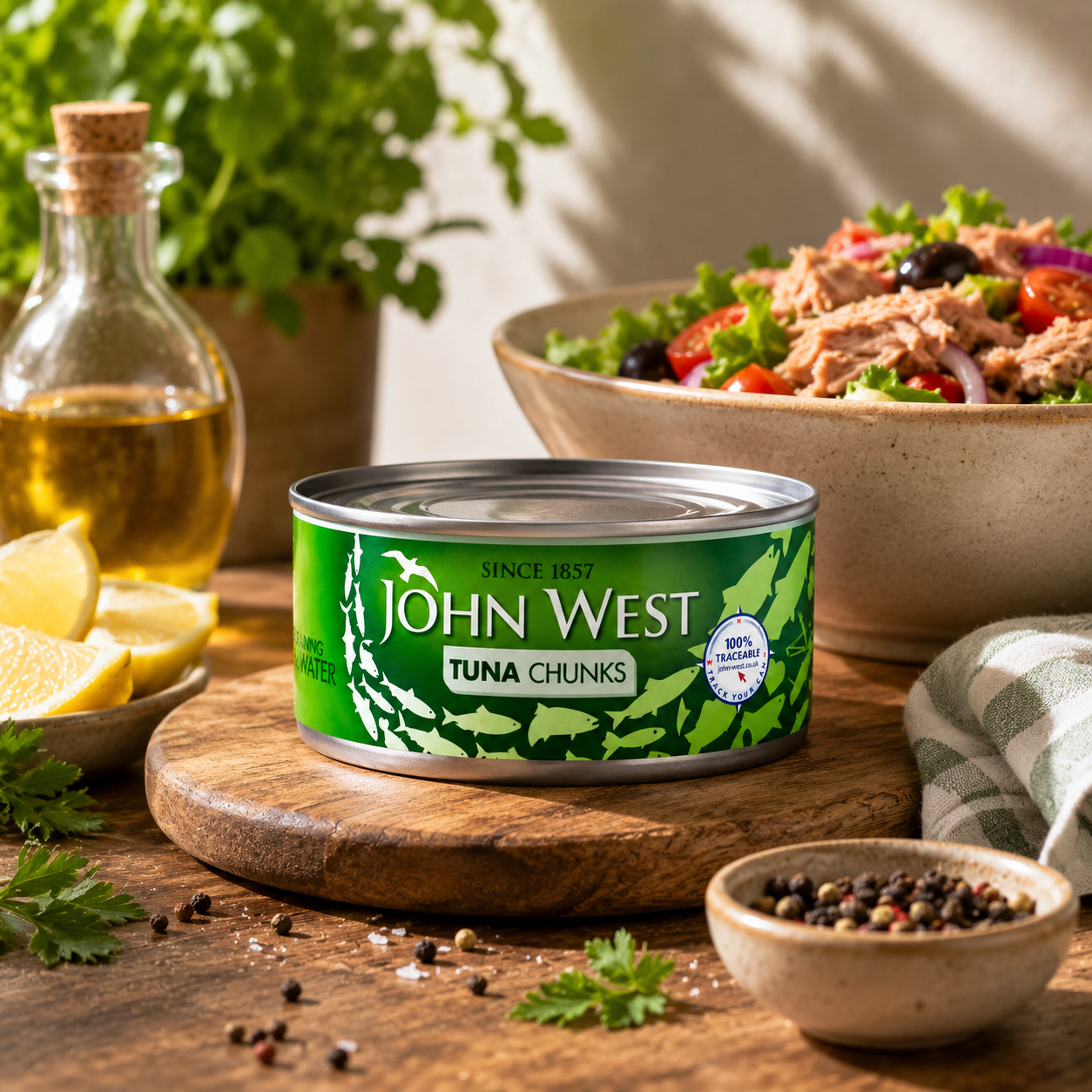 John West Tuna Spring Water 160gm Imported From UK - Nosh Products