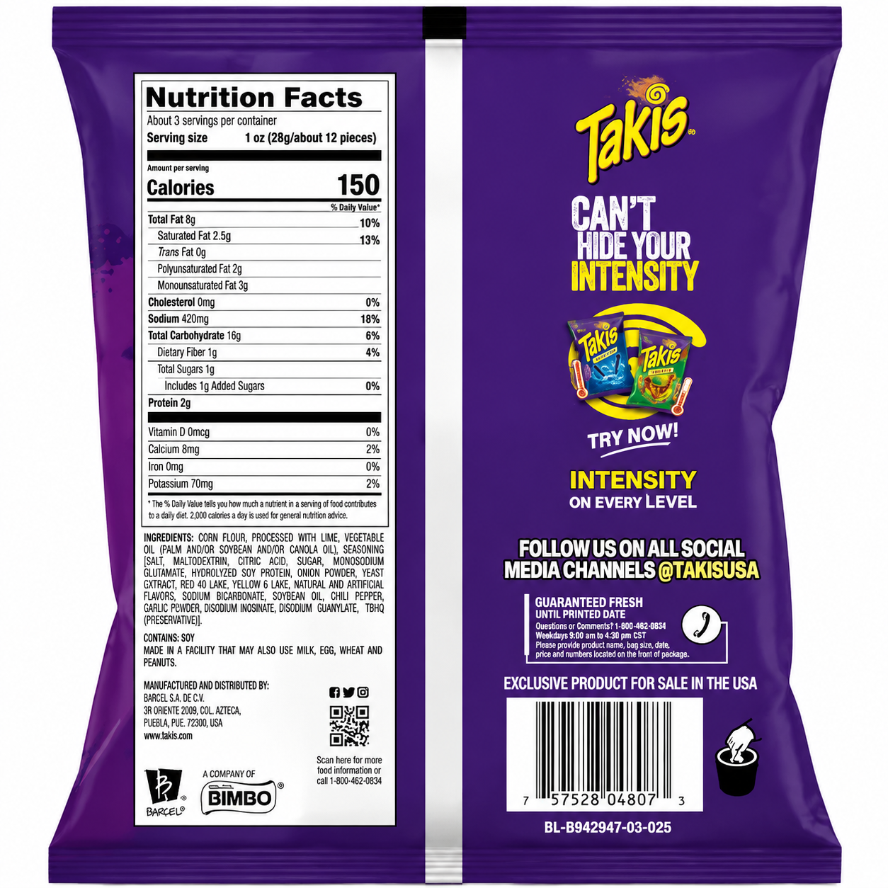 Takis Fuego Hot Chilli Pepper And Lime 113gm Imported From Mexico - Nosh Products
