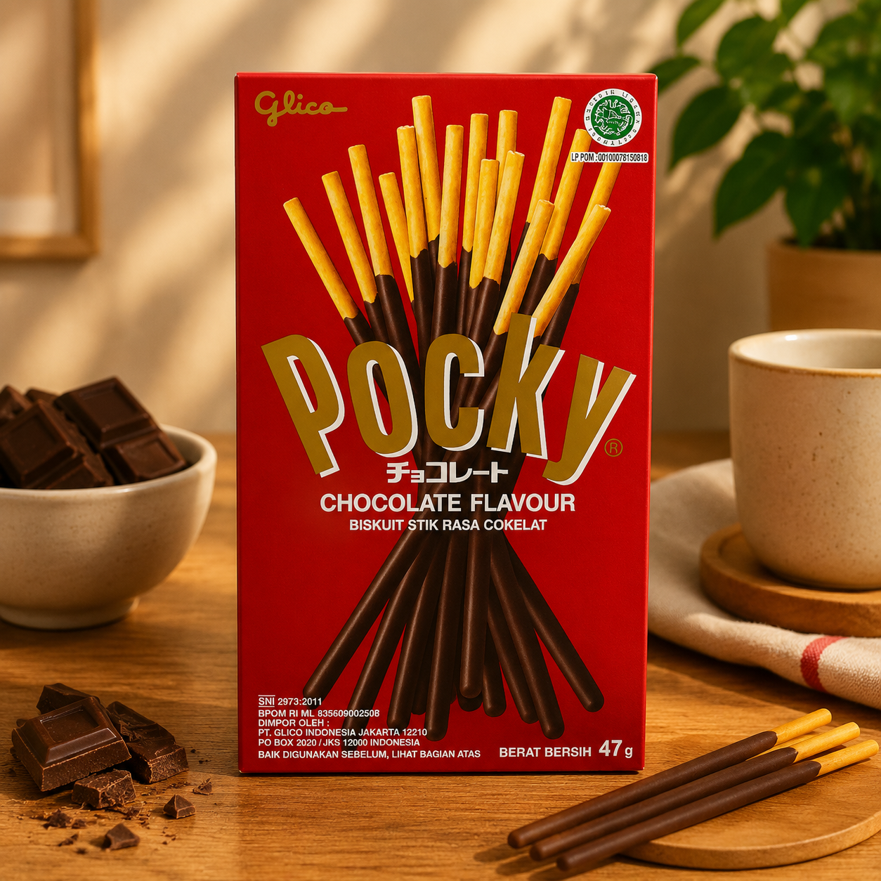 Pocky Sticks Single Chocolate 47gm Imported From Asia
