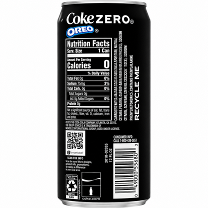 Coke Oreo Zero Sugar 250ml Imported From UK - Nosh Products