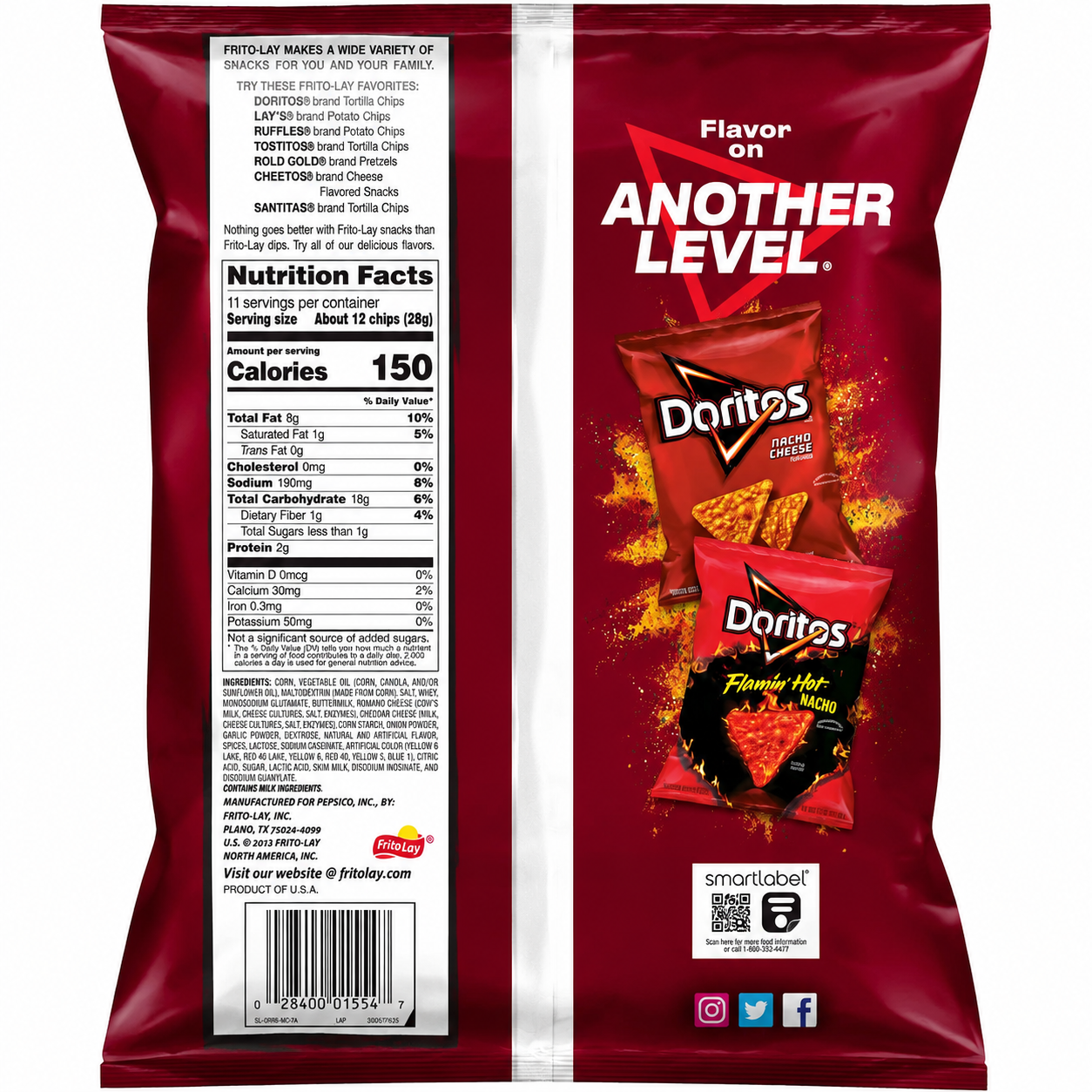 Doritos Spicy Cheese Nachos 311gm Imported From USA