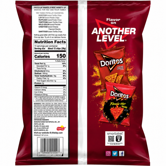 Doritos Spicy Cheese Nachos 311gm Imported From USA