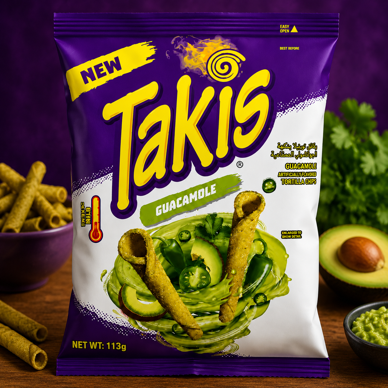 Takis Guacamole 113gm Imported From Mexico - Nosh Products