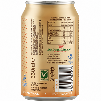 Royalty Ginger Beer Non Alcoholic 330ml Imported From UK - Nosh Products