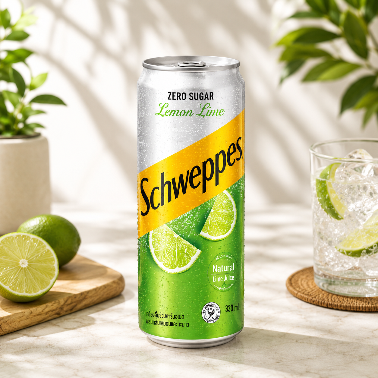 Schweppes Manao Soda Zero Sugar 320ml Imported From UK - Nosh Products