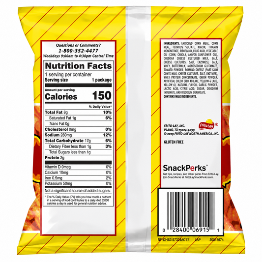 Chester's Fries Flaming Hot 170gm Imported From USA