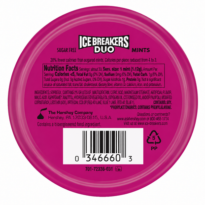 Icebreakers Mints Raspberry Mint 42gm Imported From USA - Nosh Products