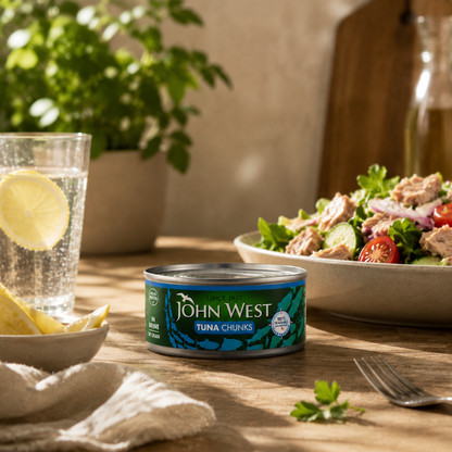 John West Tuna In Brine 160gm Imported From UK - Nosh Products