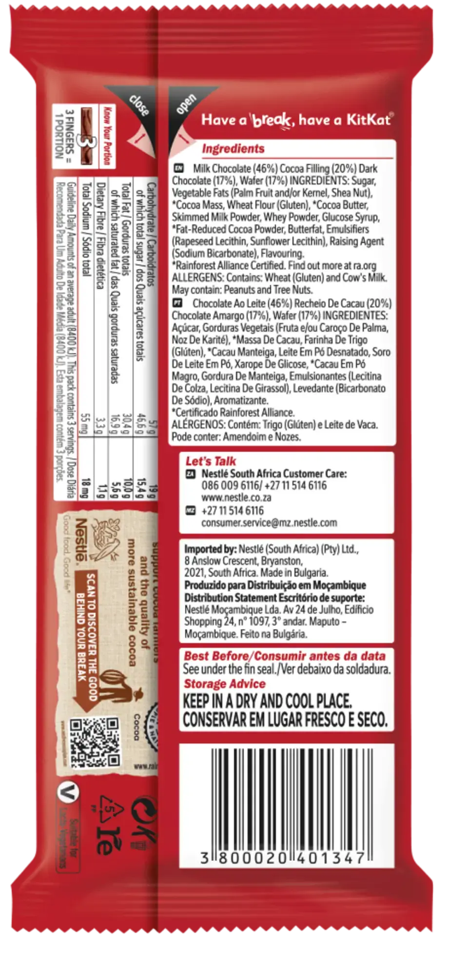 Kit Kat Double Chocolate 99gm Imported From Europe - Nosh Products