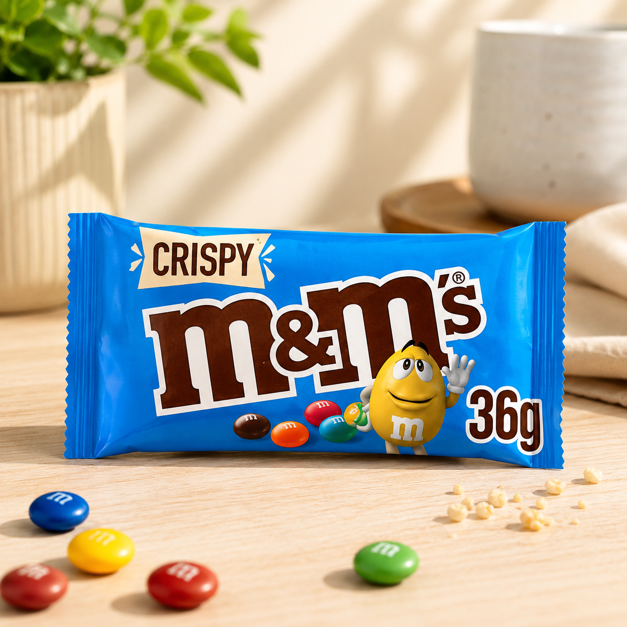 M&M Crispy 36gm (Pack of 24) Imported From USA