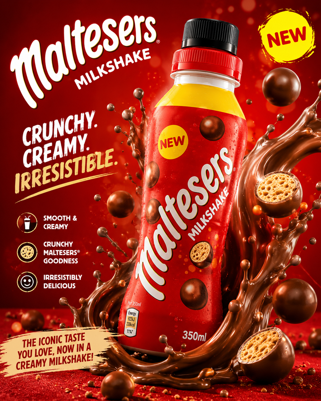 Maltesers Milkshake 350ml Imported From UK - Nosh Products