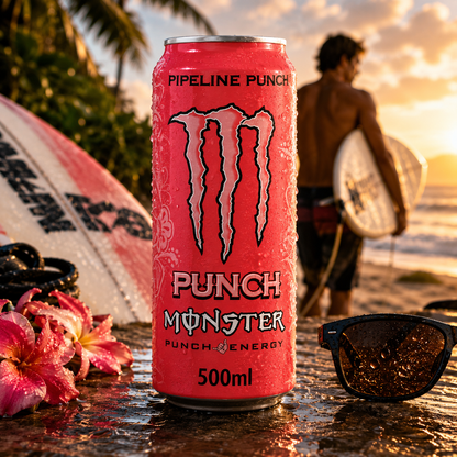 Monster Energy Drink Pipeline Punch 500ml (Pack Of 4) Imported From UK - Nosh Products