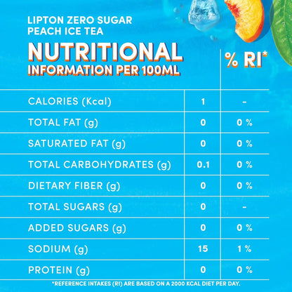 Lipton Iced Tea Peach Zero Sugar 330ml