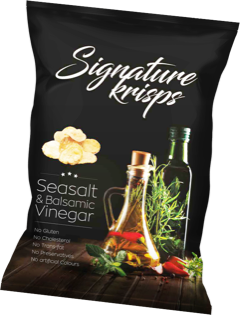 SIGNATURE KRSIP SSEASALT AND BALSAMIC VINEGAR 120GM