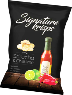 SIGNATURE KRSIP SRIRACHA AND CHILLI LIME 120GM