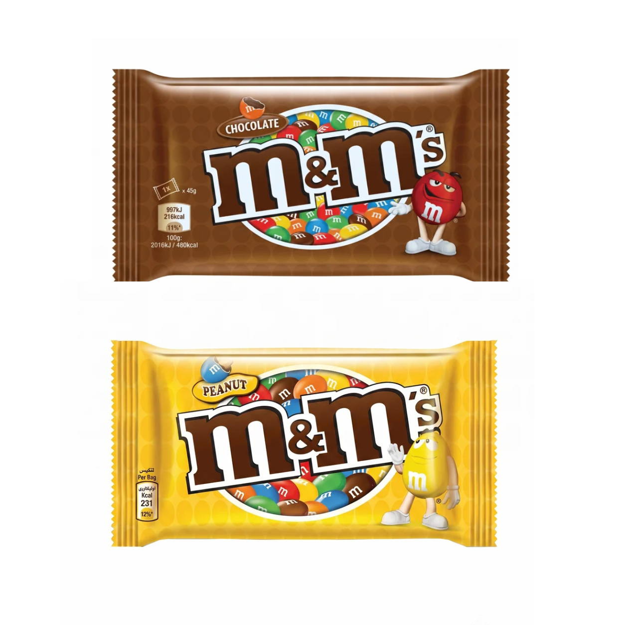 M&M Mixed Box-2 Flavours (Pack of 24) Imported From USA