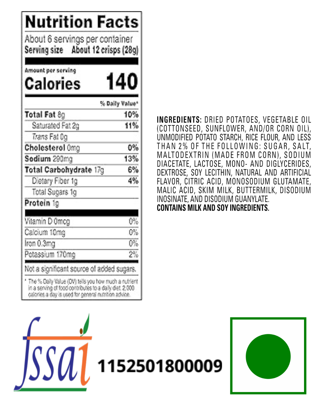 Lays Stax Salt And Vinegar Chips 155gm - Nosh Products