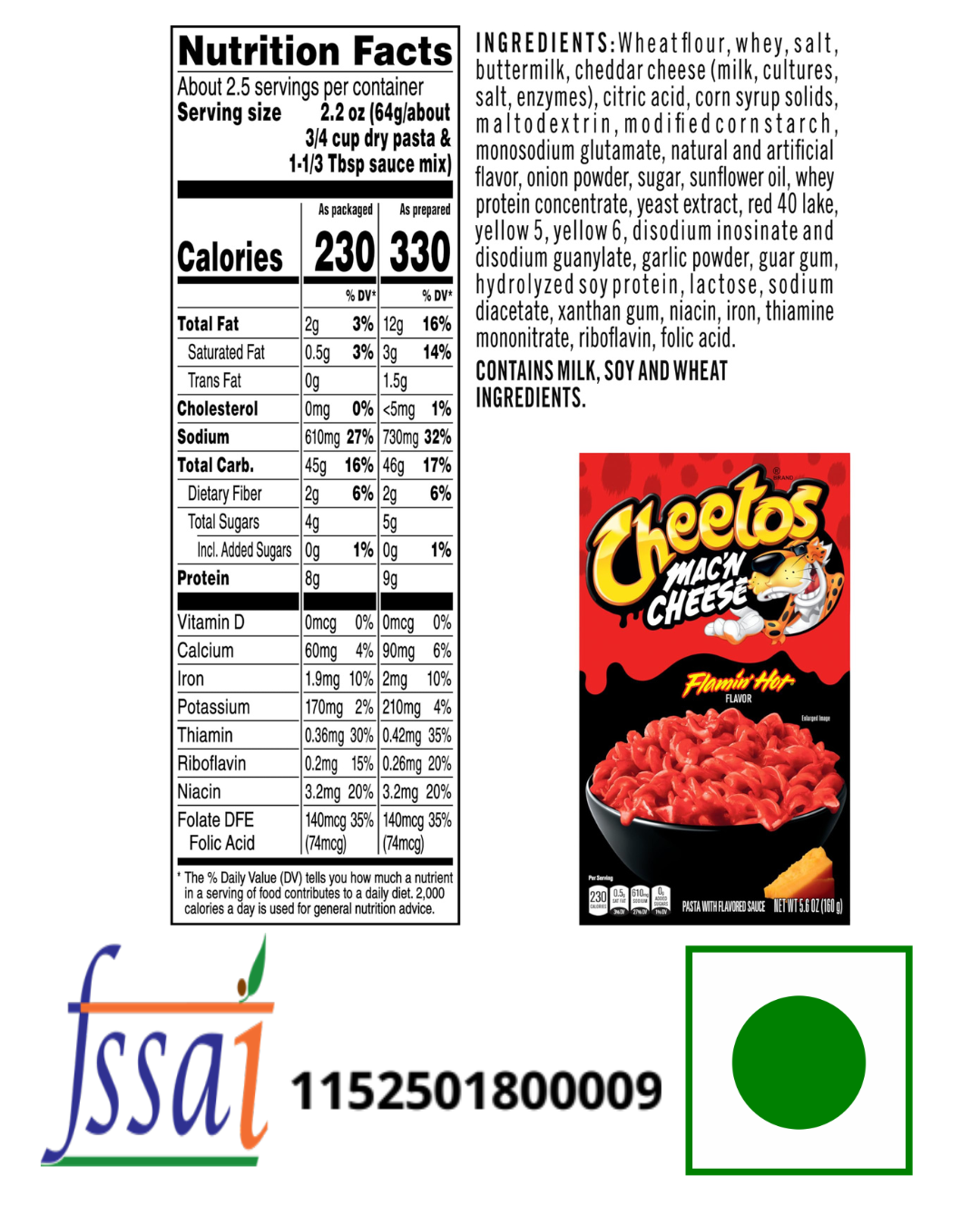 Cheetos Macaroni And Cheese Flaming Hot 160gm - Nosh Products