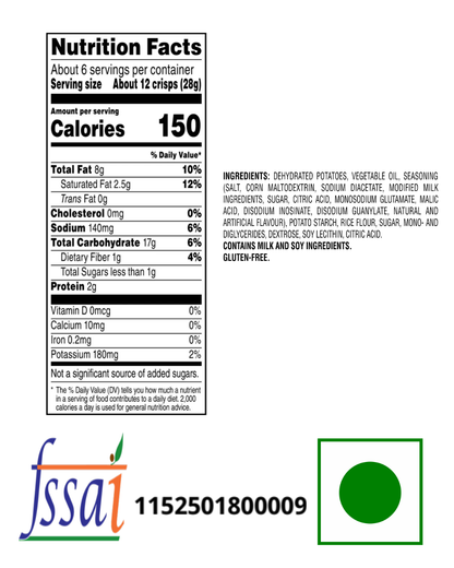 Lays Stax Original Chips 155gm - Nosh Products