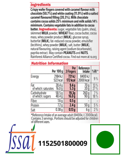 Kit Kat Salted Caramel 99gm (F1 Version) - Nosh Products